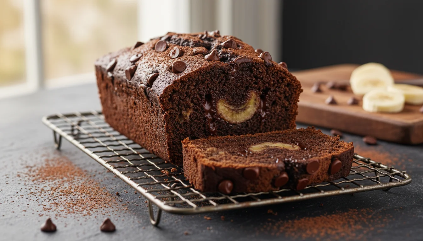 Double Chocolate Chip Banana Bread: The Ultimate Fudgy Loaf